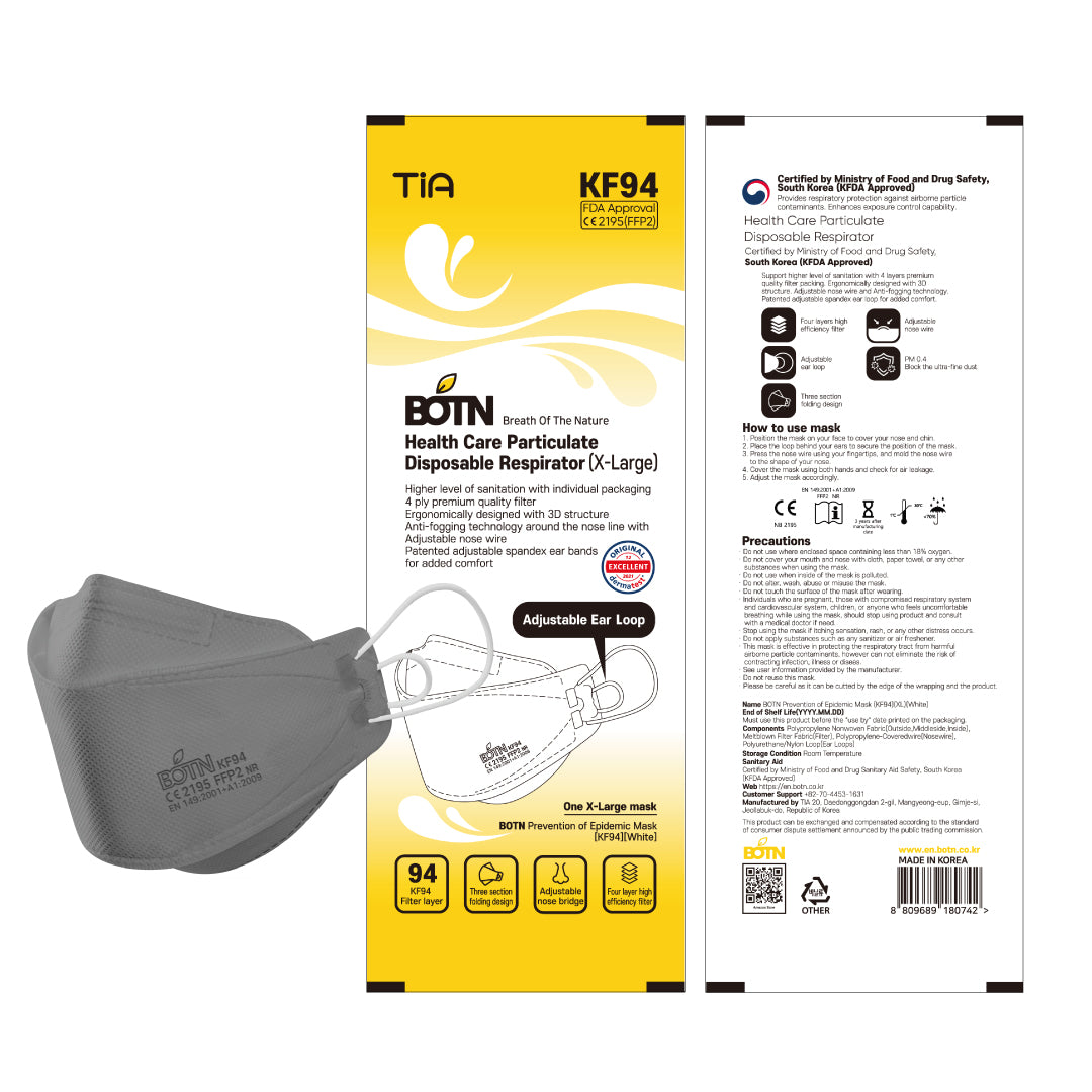 BOTN KF94 Color X-Large / Gray