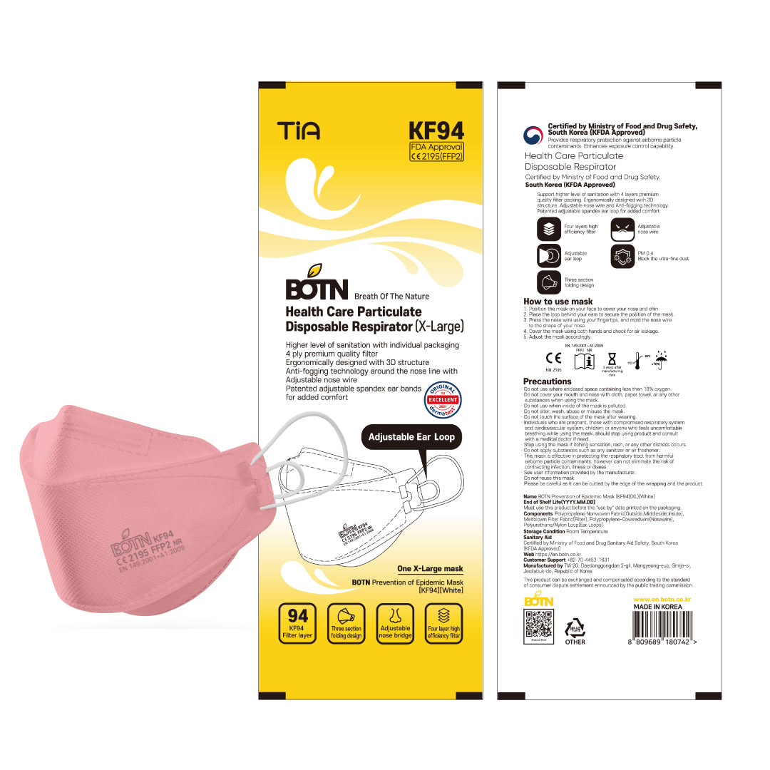BOTN KF94 Color X-Large / Pink