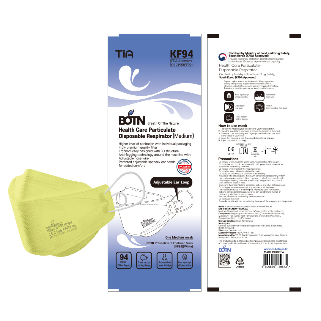 BOTN KF94 Color Medium / Yellow