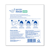 Blue KF94 2D Mask GGOMJJACK Limited Edition (Large White)