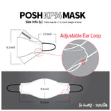 POSH KF94 Mask Melange Toffee (C02)