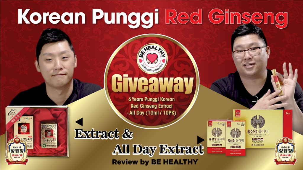 Korean Red Ginseng All Day & Extract Review - Be Healthy Giveaway
