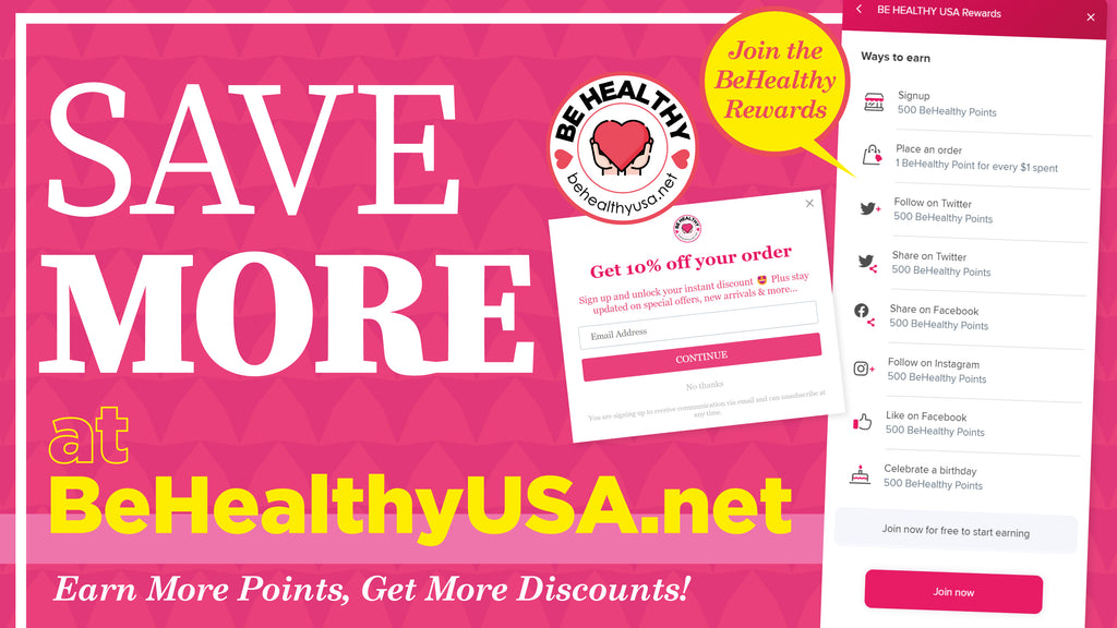 Save More at BeHealthyUSA.net!