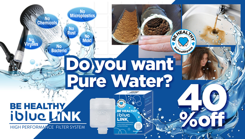 Want Pure Water? Get the Be Healthy iBlue Link filter system!