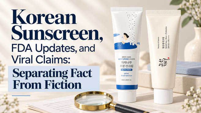 Korean Sunscreen, FDA Updates, and Viral Claims: Separating Fact From Fiction
