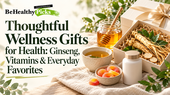 Thoughtful Wellness Gifts for Health: Ginseng, Vitamins & Everyday Favorites