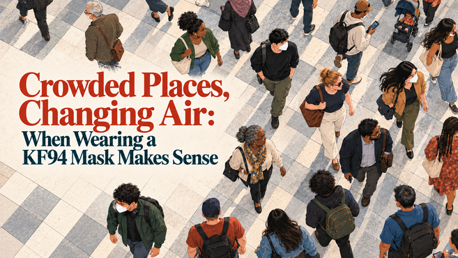 Crowded Places, Changing Air: When Wearing a KF94 Mask Makes Sense