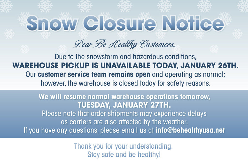 Snow Closure Notice