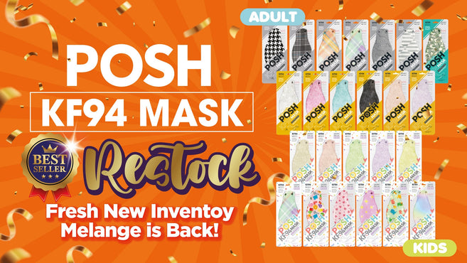 POSH KF94 Masks: Back in Stock and Better Than Ever!