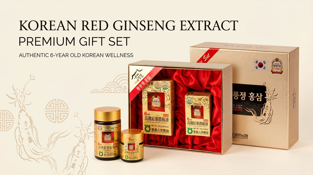 6 Years Punggi Korean Red Ginseng Extract Gift Set