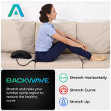 BackWave Adjustable Back Stretcher - Posture Support, Targeted Massage, Muscle Stretching
