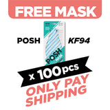 (FREE🔥) 100pcs POSH KF94 Mask Niagara Falls (B05)