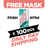 (FREE🔥) 100pcs POSH KF94 Mask Funky Tuesday (B07)