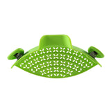 Kitchen Gadgets Silicone Pot Side Drain Stopper -spill-proof kitchen gadget, pot edge strainer