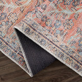 Urpi Vintage Oushak Washable Rug – distressed design, versatile décor, easy-care