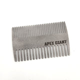 Wallet Comb Titanium Ultralight EDC – beard comb, pocket tool, everyday carry