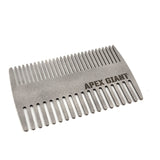 Wallet Comb Titanium Ultralight EDC – beard comb, pocket tool, everyday carry