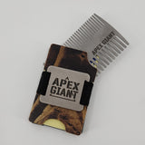 Wallet Comb Titanium Ultralight EDC – beard comb, pocket tool, everyday carry