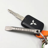 Keychain Pry Bar Titanium by Apex Giant – EDC tool, pocket pry bar, titanium keychain