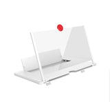 Foldable Pull-Out Mobile Phone Screen Amplifier - Fresnel Lens, Eye Protection, Hands-Free Stand