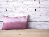 Ombre Linen Lumbar Luxe Throw Pillow – handwoven artistry, soft durability, pink gradient