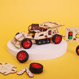 Steering Remote-Controlled Car DIY Kit, Educational STEM Toy – Radio Control, Robotics, Engineering