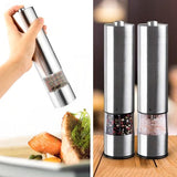 Stainless Steel Electric Grinder Kitchen Tool - electric pepper mill, stainless steel grinder, kitchen spice grinder