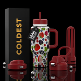 COLDEST 24oz Limitless Ultra V8 Insulated Water Bottle – Leakproof, Floating Design, Multi-Lid Hydration System, stainless steel, cupholder friendly, cirkul compatible