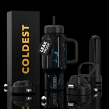 COLDEST 24oz Limitless Ultra V8 Insulated Water Bottle – Leakproof, Floating Design, Multi-Lid Hydration System, stainless steel, cupholder friendly, cirkul compatible