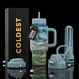 COLDEST 24oz Limitless Ultra V8 Insulated Water Bottle – Leakproof, Floating Design, Multi-Lid Hydration System, stainless steel, cupholder friendly, cirkul compatible