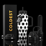 COLDEST 24oz Limitless Ultra V8 Insulated Water Bottle – Leakproof, Floating Design, Multi-Lid Hydration System, stainless steel, cupholder friendly, cirkul compatible