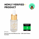 24K Gold Radiance Concentrate Serum – Vegan, Gluten-Free Hydrating & Illuminating Formula