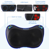 MILLOW Rechargeable Massage & Heat Therapy Device, Targeted Muscle Relief, Portable Stress Relaxation, Chronic Pain Comfort