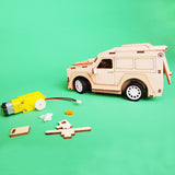 2.4 GHz RC SUV Car DIY Kit, Educational STEM Toy – Remote Control Project, Engineering Build, Personalized Gift