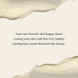 Rich Calming Cream for Dry, Stressed & Sensitive Skin - Vegan, Gluten-Free, Ultra-Hydrating