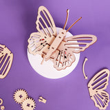 Fluttering Butterfly DIY Kit, Educational STEM Toy – Gears, Mechanics, Creativity