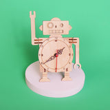 Robot Clock DIY Kit, Educational STEM Toy – Engineering, Hands-On Project, Personalized Gift