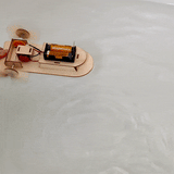 Paddlewheel Boat DIY Kit, Educational STEM Toy – Engineering, Hands-On Project, Science Craft