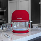 Fritaire Self-Cleaning Non-Toxic Glass Air Fryer 9-in-1 Countertop Oven, Teflon-Free Air Fryer, PFAS-Free Cooker, Convection Oven - Cherry