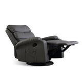 Levede Heated Massage Recliner Chair with Adjustable Backrest and Footrest, Home Relaxation Lounger, Faux Leather Armchair, Comfort Lounge Seating