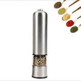 Stainless Steel Electric Grinder Kitchen Tool - electric pepper mill, stainless steel grinder, kitchen spice grinder