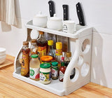 Multilayer Kitchen Storage Shelving - Compact Kitchen Rack, Foldable Storage Stand, Multi-Tier Organizer