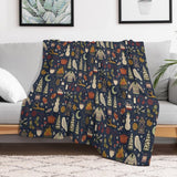 Winter Nights Plush Blanket, Cozy Flannel Throw, All-Season Soft Blanket