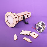 Hand-Crank Flashlight DIY Kit, Educational STEM Toy – Energy Transformation, Renewable Power, Hands-On Learning