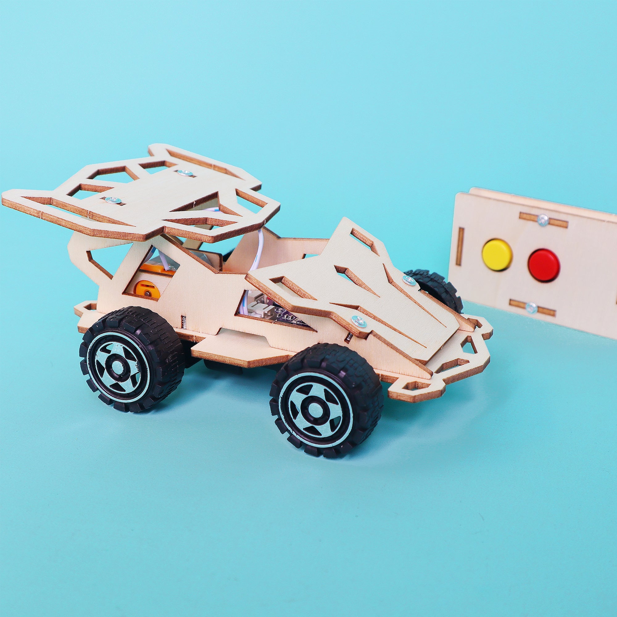 Remote Control Car Science Project Infrared Remote Controlled Car DIY Kit, Educational STEM Toy – Remote ...