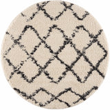 Wallagrass Trellis Shag Area Rug – plush comfort, Moroccan style, textured design