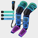Air-C Compression Massager - Full-Leg Compression, Swelling Reduction, Hot & Cold Therapy