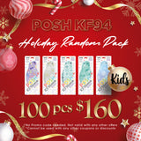 Posh KF94 Mask Holiday Special Random 100 pcs Pack - Kids