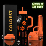 COLDEST 24oz Limitless Ultra V8 Insulated Water Bottle – Leakproof, Floating Design, Multi-Lid Hydration System, stainless steel, cupholder friendly, cirkul compatible