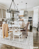 Burdette Soft Neutral Farmhouse Rug – cozy texture, modern pattern, versatile décor